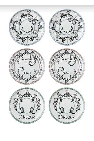 The Mia 6 Person Bonjour Cake Plate - 21 Cm