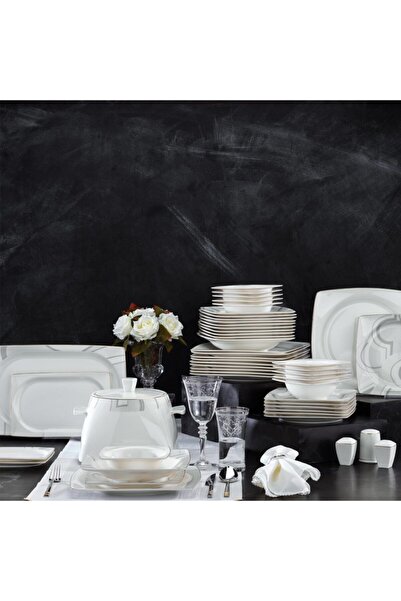 Schafer Platz Yemek Takımı 60 Parça Altın-06