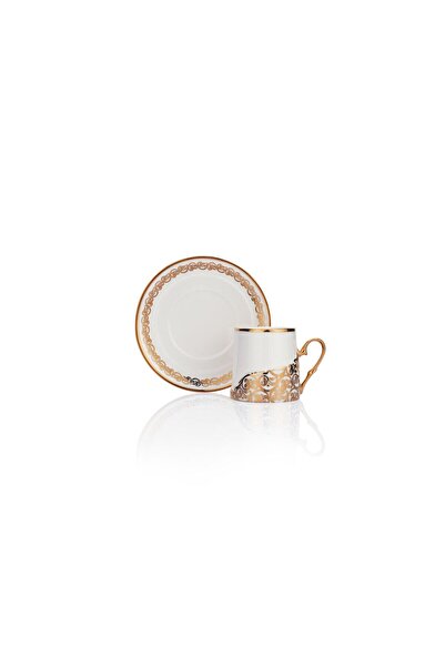 Schafer Glim 6-Person Coffee Cup Set 12 Pieces-gold