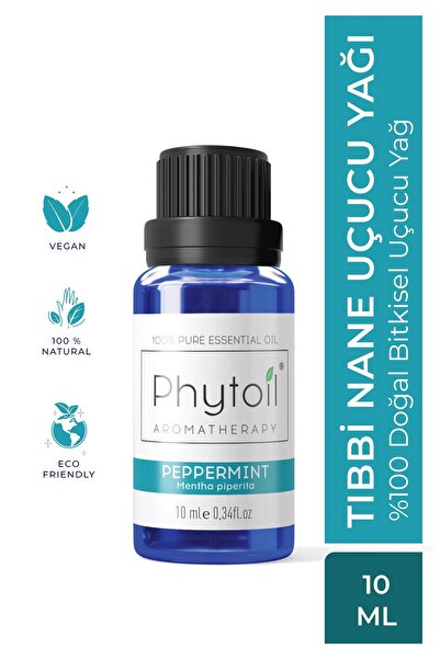 phytoil Organik Tıbbi Nane Uçucu Yağı – Peppermint %100 Saf ve Doğal Bitkisel...