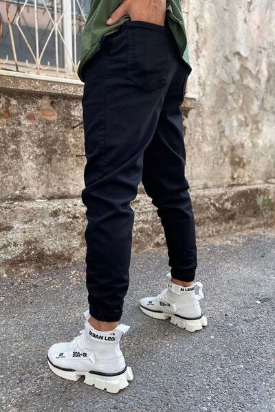 NO61 MAN Paça Lastikli Likralı Rahat Kalıp Jogger Pantolon