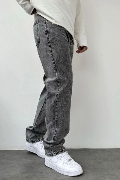 viking's line Gri Baggy Pantolon
