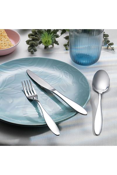 Schafer Sheen 18 Piece Fork Spoon Knife Set (FOOD GROUP)