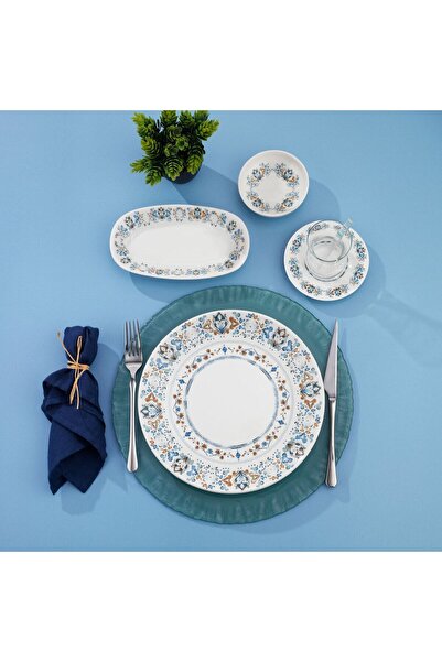 Schafer Farina Kahvaltı Takımı-32 Parça-Mavi