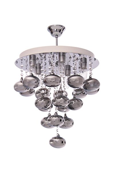 Umur Aydınlatma Glass 6'Lı Ledli Kumandalı Avize Sarkıt