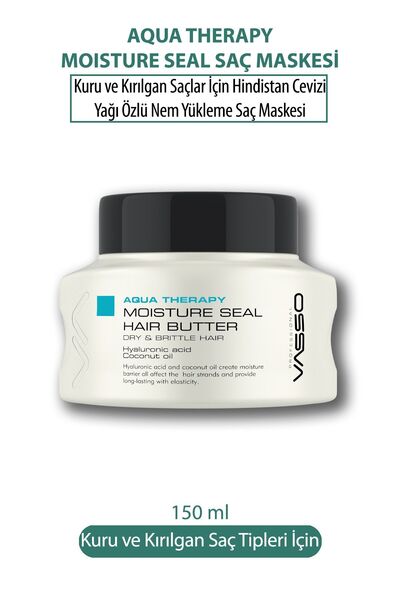 VASSO WOMEN Hindistan Cevizi Yağı Özlü Nem Yükleme Maskesi - Vasso Aqua Thera...