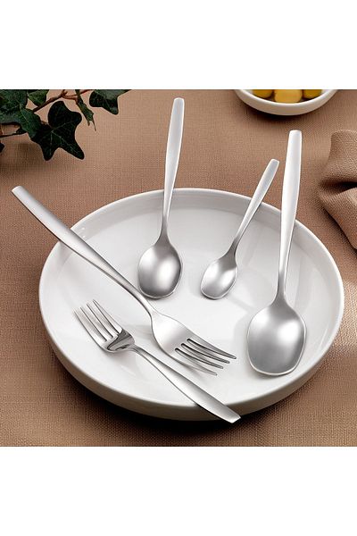 Schafer Sheen 60 Piece Cutlery Set-Silver27