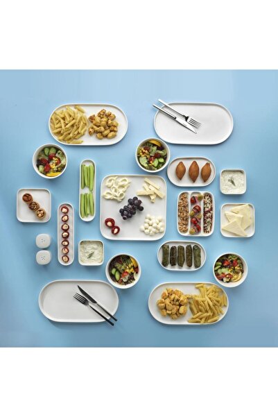 Schafer Nude Krem 38 Parça Oval Kahvaltı Ve Yemek Takımı