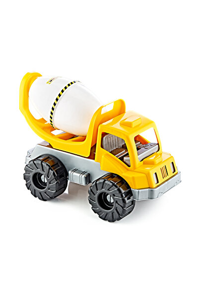 Retoys Oyuncak Dönerli Dev Beton Mikseri İnşaat Kamyonu Araba Kutulu 40CM (KI...