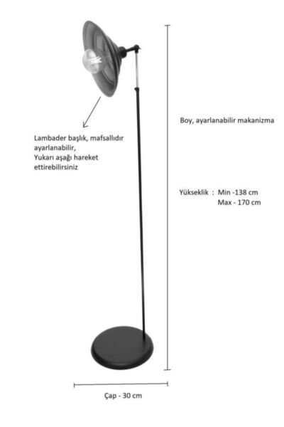 Umur Aydınlatma Beyaz Dayton Lambader