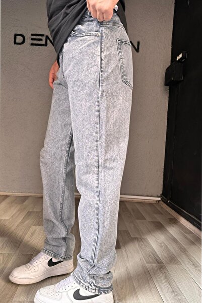 viking's line Erkek Gri Baggy Pantolon