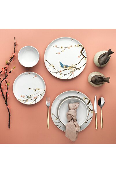 Schafer Arty Yemek Takımı 24 Parça-Pembe