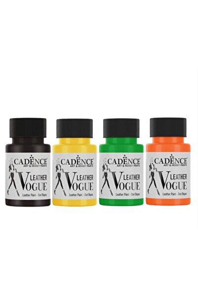 Cadence LEATHER VOGUE DERİ BOYASI 4LÜ SET