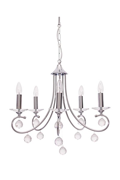 Umur Aydınlatma İlayda 5'Li Krom Avize