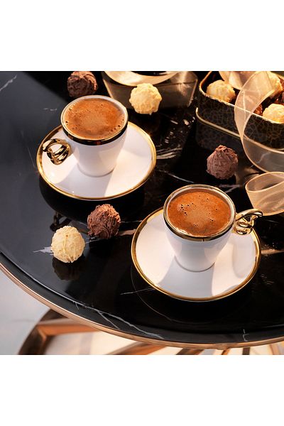 Schafer Vien 6-Person Coffee Cup Set 12 Pieces-White02