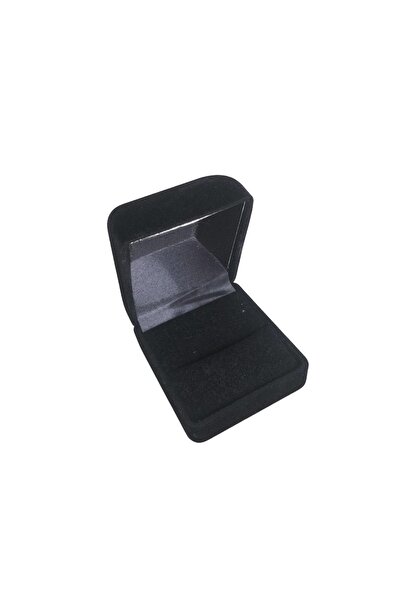ÖZER KUTU Yüzük Kutusu Kadife Siyah(rulo)