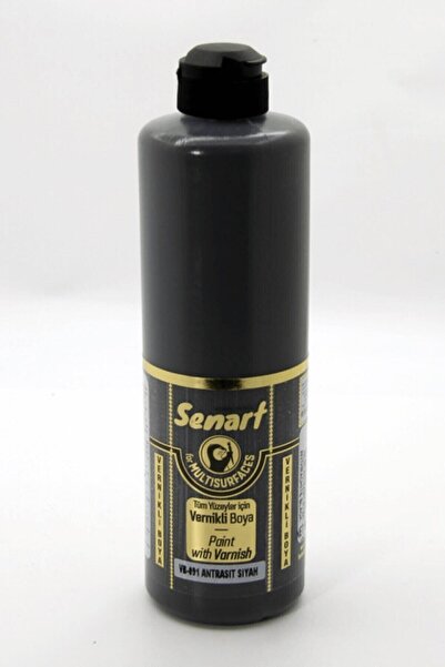 SENART BOYA Senart Multisurface Vernikli Boya 500 Ml. Vb91 Antrasit Siyah