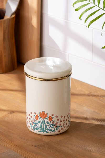 Emsan Large Size Hasbahçe Enamel Jar
