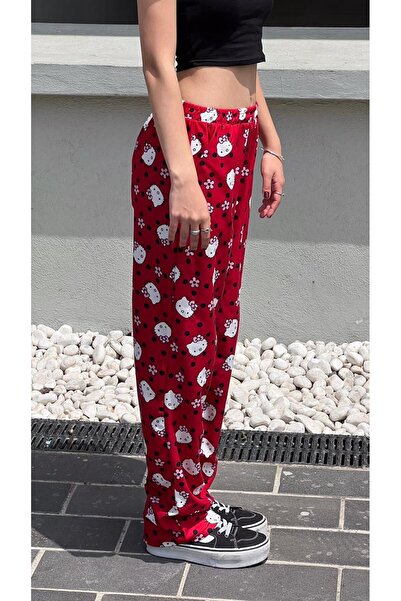 Touz Moda Hello Kitty Desenli Eşofman Altı