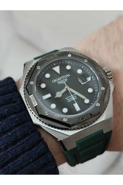 Quantum BAR1091-375 Silicone Cord Men's Wristwatch 1858