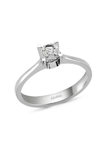 Altınbaş Kadın Pırlanta Tektaş Yüzük SK429-8K