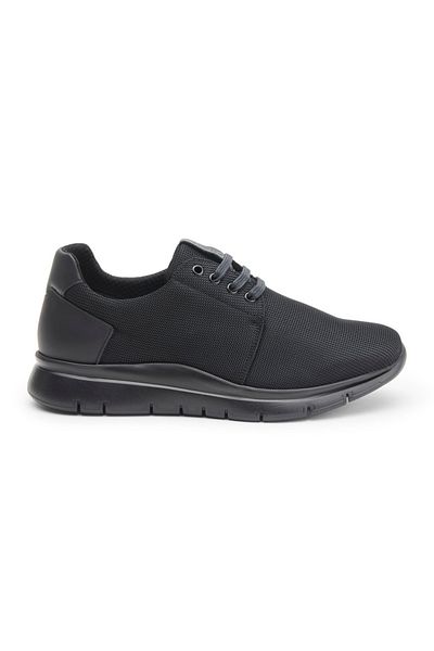 Frau Men's Sneakers (Casual) 09V3 Frau TECNO NEROnero (BLACK with BLACK outsole)