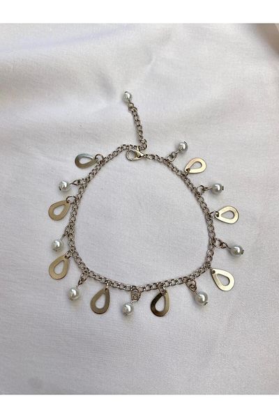 Beykan Pearl Circle Anklet - Stylish Design