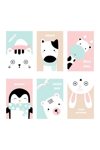LikyaDükkan 6 Sweet Gift Cards for Dear Friend Gift Cards