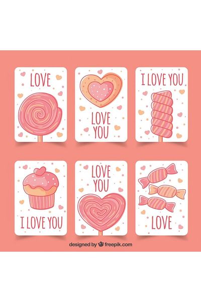 LikyaDükkan 6 Sweet Gift Cards for Dear Friend Gift Cards