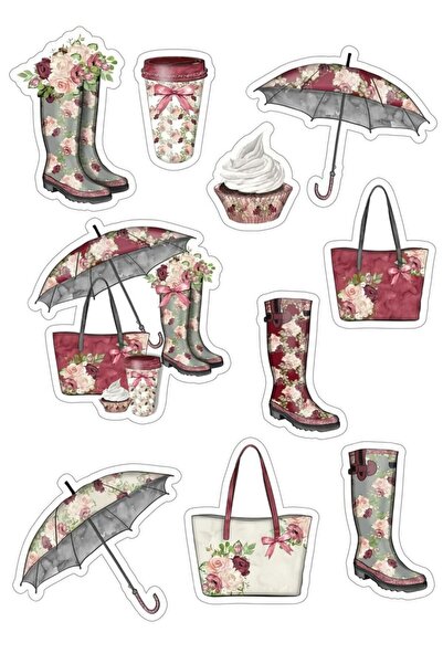 LikyaDükkan Αυτοκόλλητο με ειδική σχεδίαση για μπότες ομπρέλας