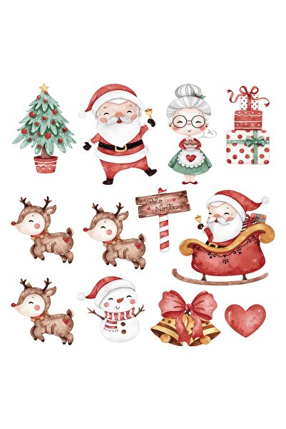 LikyaDükkan Autocolant autocolant de Crăciun cu design special de Anul Nou