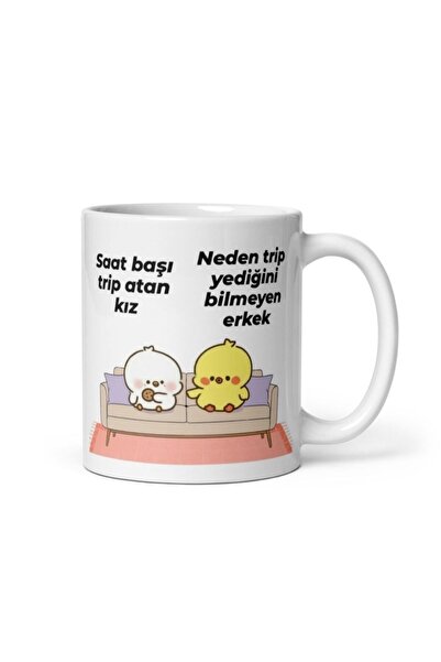 LikyaDükkan فتاة ترمي رحلة في وقت مبكر لا تعرف لماذا تأكل كوب الفرخ للرجال