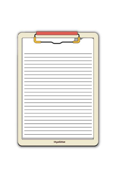 LikyaDükkan Bloc de note Memopad Pull Tear Dimensiune A4 50 de coli