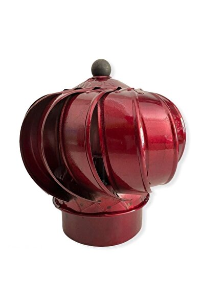 By Yağlıoğlu 13 cm Baca Boru Döneri Sapka Bilyalı Rüzgar Gülü (küçük Boy)