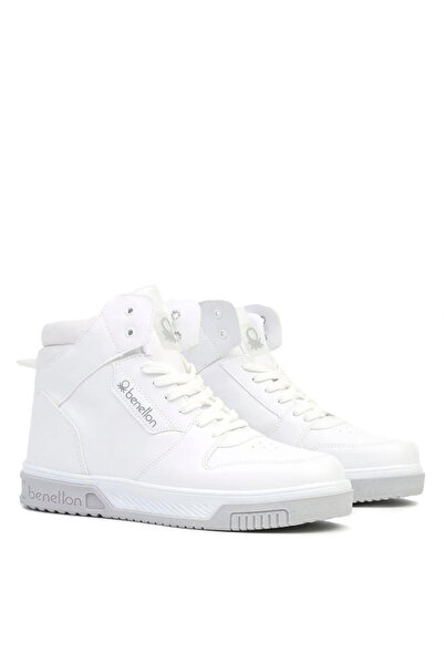 Benetton Unisex ψηλό πάνινο παπούτσι - Casual αθλητικά παπούτσια