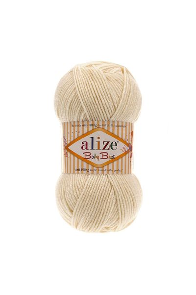 Alize Baby Best 01 Cream 10% Bamboo - 90% Acrylic (αντι-πιλίνγκ ακρυλικό) / 100 Gr - 240 M