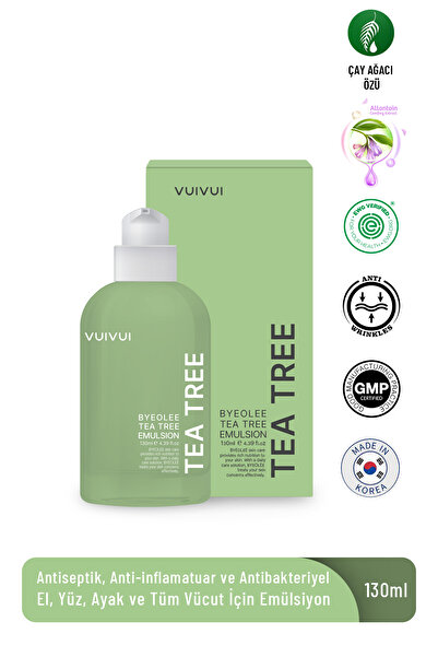 byeolee Çay Ağacı Özü Kore Emulsıon Nemlendirici Yatıştırıcı Akne Karşıtı Yüz...