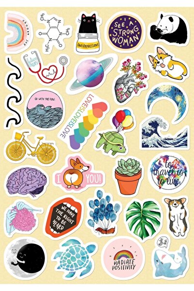 LikyaDükkan Autocolant autocolant cu design special Mixed Mixed Moods