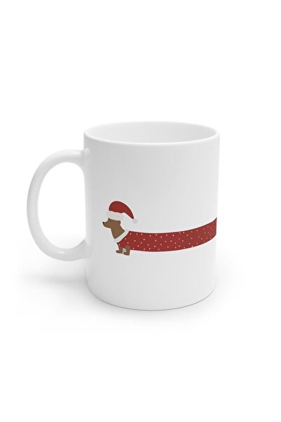 LikyaDükkan Noel Yılbaşı Sosis Köpel New Year Hot Dog Merry Christmas Kupa Ba...