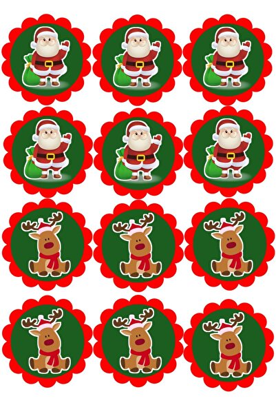 LikyaDükkan Autocolant autocolant de Crăciun cu design special de Anul Nou