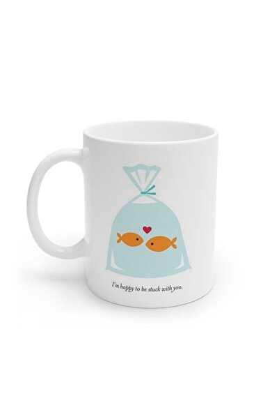 LikyaDükkan عزيزي الأسماك عاشق الأسماك 14 فبراير عيد الحب عيد الحب القدح القدح