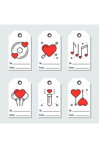 LikyaDükkan 6 Sweet Gift Cards for Dear Friend Gift Cards