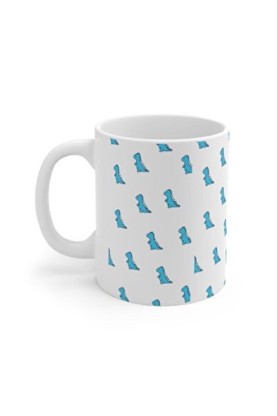 LikyaDükkan كوب الديناصور الأزرق