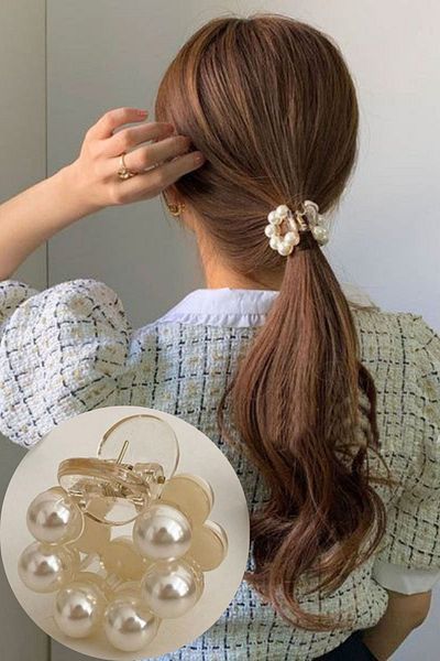 Diloshtrend Design Női kerek Pearl Retesz csat