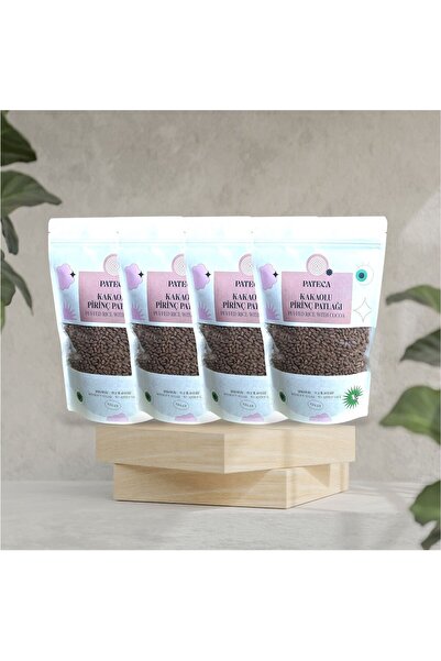 pateca Şekersiz Kakaolu Pirinç Patlağı, 230g X 4