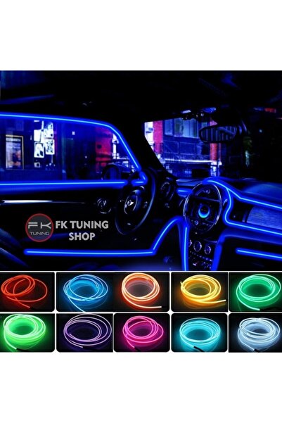 FK TUNING Tiger Marketing Kırmızı Renk Neon Ip Led Ambiyans Aydınlatma Torpid...