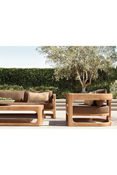 Latanwood Peace Ahşap Bahçe Oturma Grubu