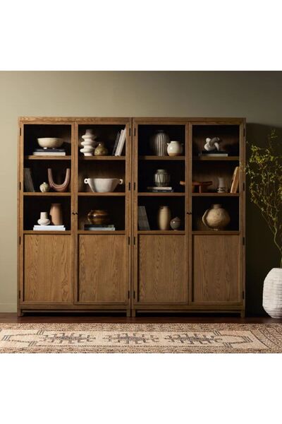 Latanwood Elpron Hazeranlı Ahşap Büfe & Kitaplık