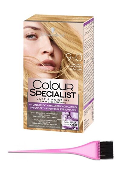 Schwarzkopf Color Specialist 9-0+boya Fırçası
