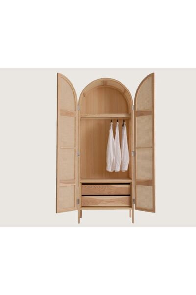 Latanwood Lax Hazeranlı Ahşap Gardırop